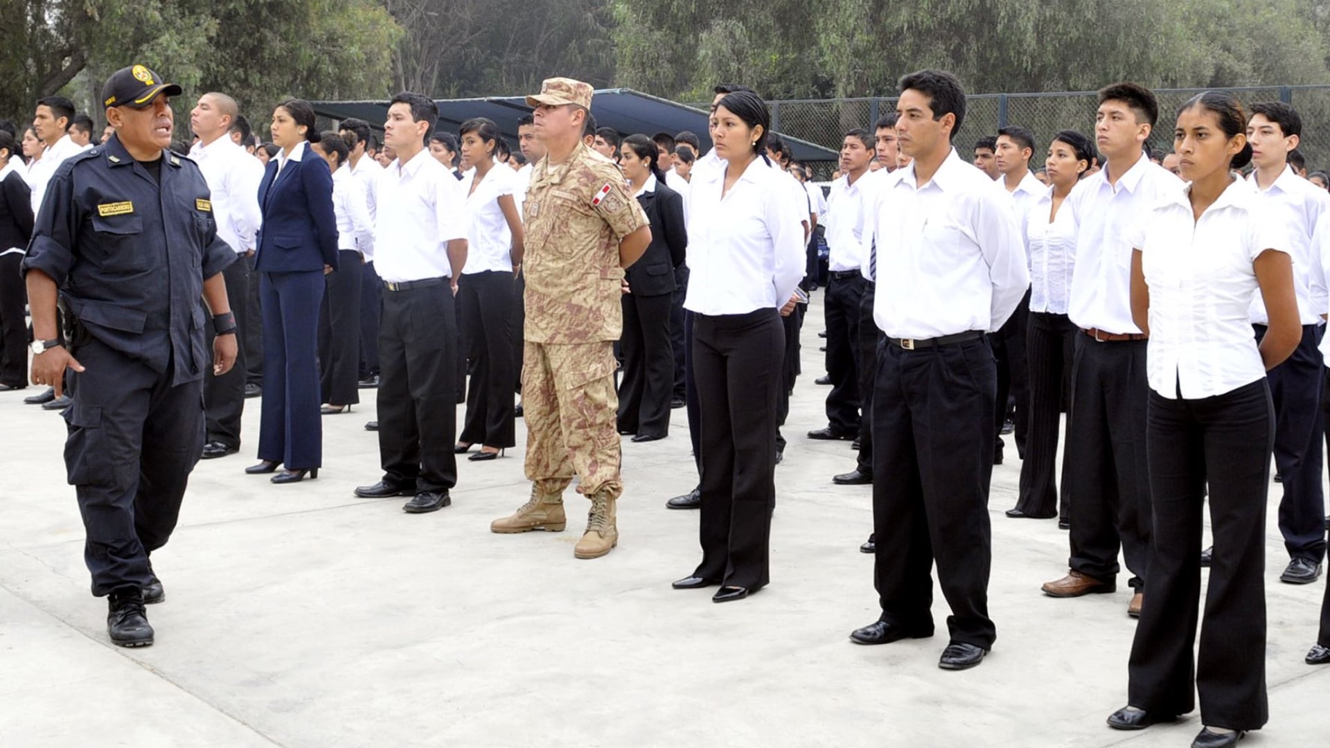 La Dirección de Educación y Doctrina de la PNP está a cargo de este proceso, que abarca sedes en Arequipa, Ayacucho, Chiclayo, Chimbote, Cusco, Huancayo, Huánuco, Ica, Iquitos, Lima (Puente Piedra y San Bartolo), Piura, Puno, Tarapoto y Trujillo. (Andina)