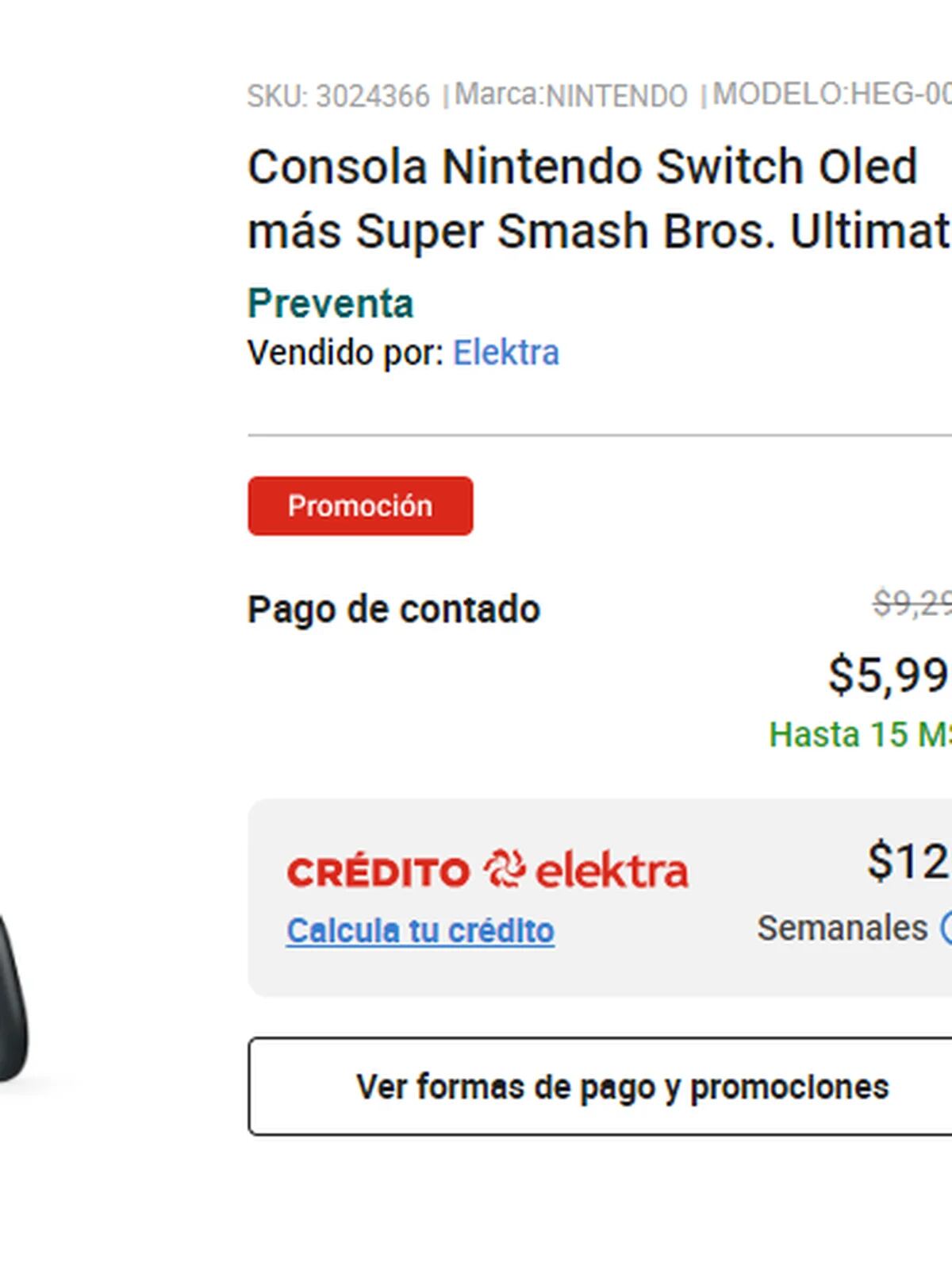 Elektra remata Nintendo Switch Oled en ofertas relámpago - Grupo Milenio