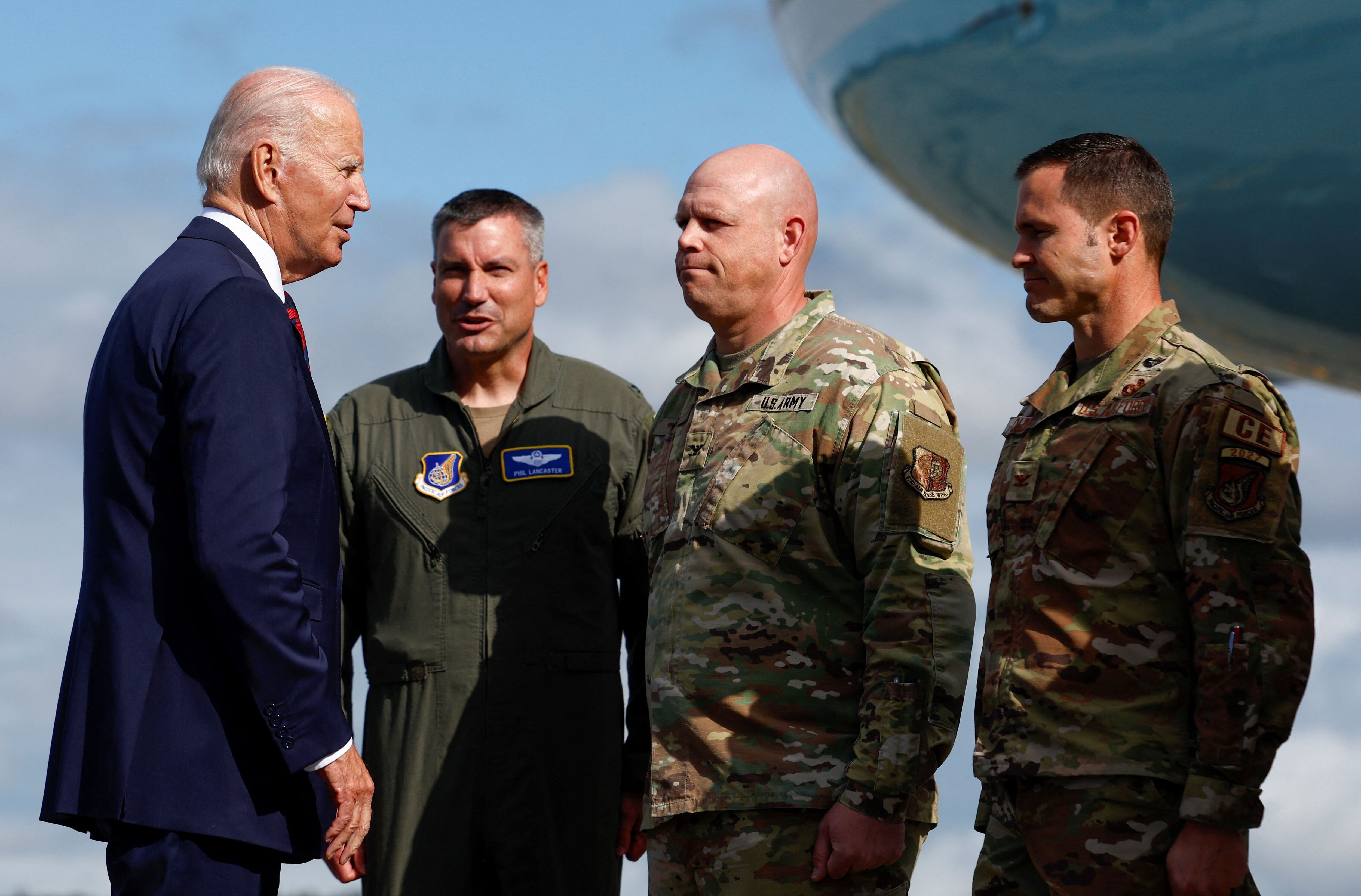 Joe Biden dijo que Estados Unidos no cede en la lucha por la libertad (REUTERS/Evelyn Hockstein)