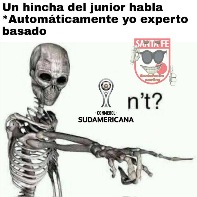 Los mejores memes que dejó la derrota del Junior ante Santa Fe por la jornada 9 de la Liga BetPlay II-2023.