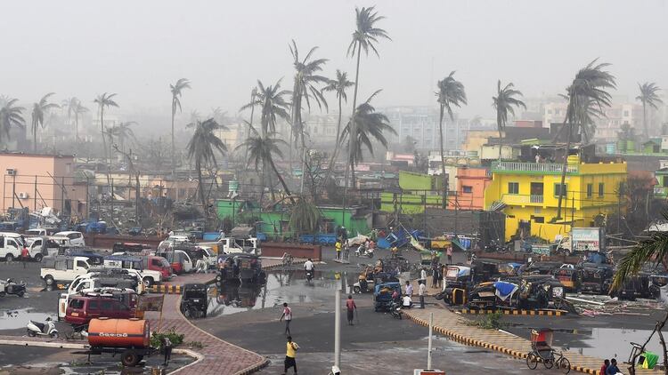 Ciclón Fani (AFP)