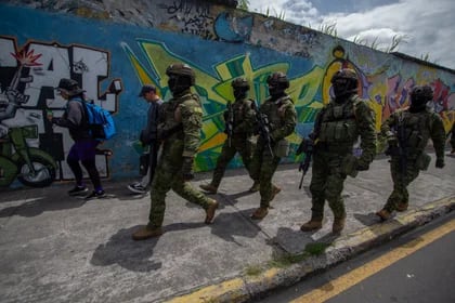 11/01/2024 Miembros del Ejército de Ecuador en Quito
POLITICA INTERNACIONAL
Juan Diego Montenegro/dpa
