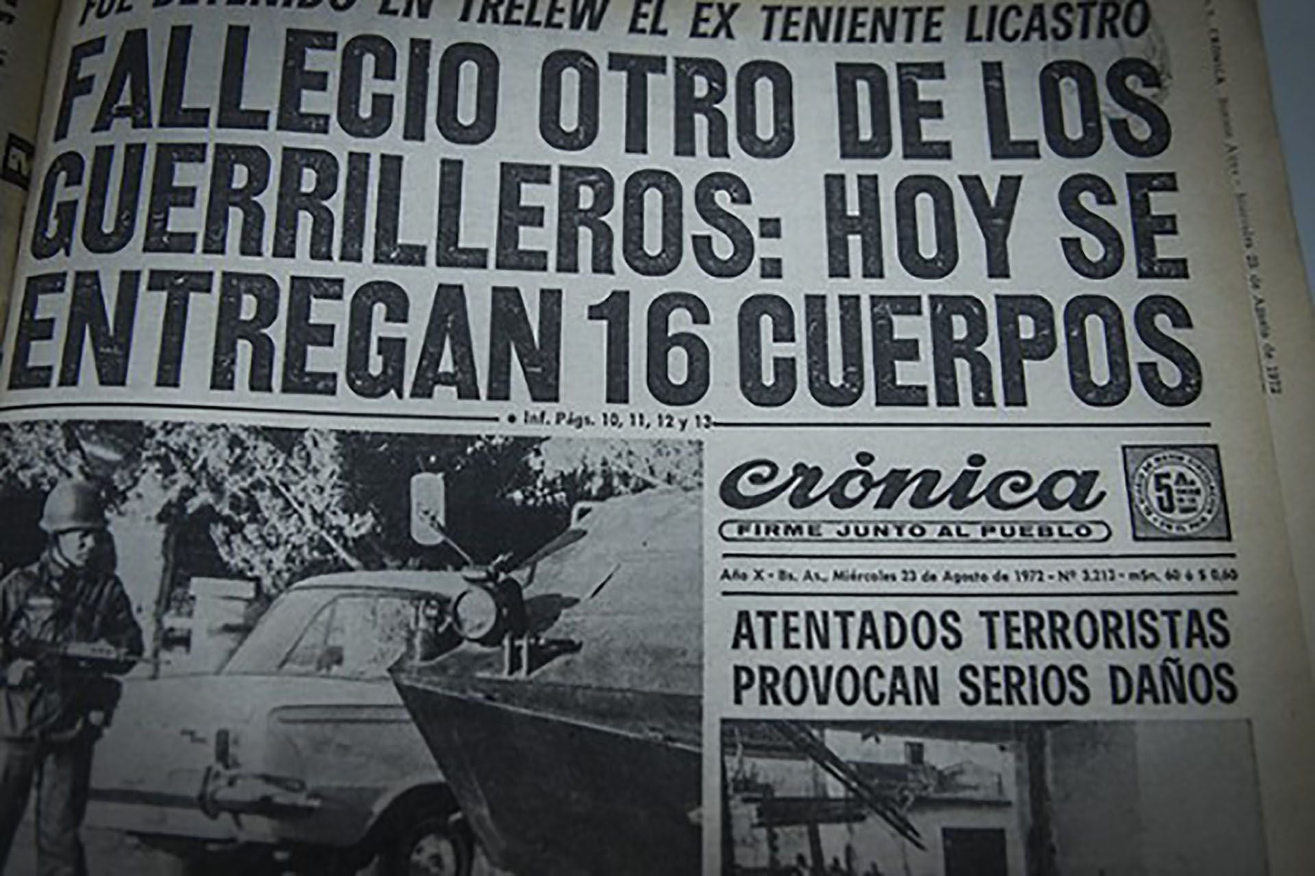 Crónica del 23 de agosto de 1972