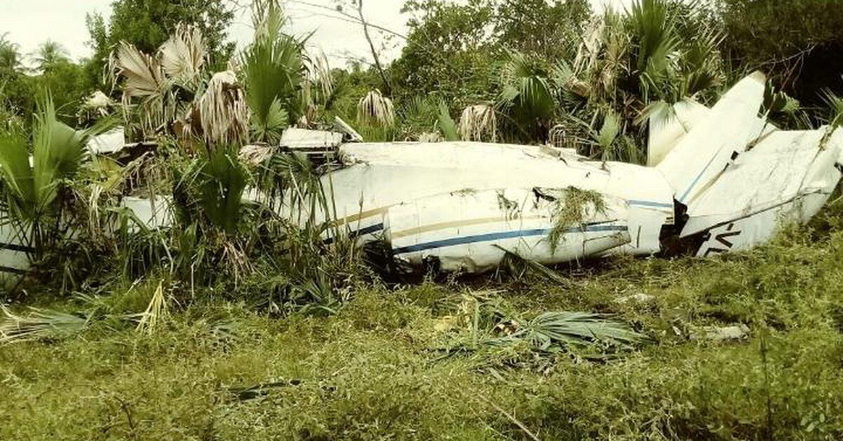 Detuvieron a un piloto mexicano en Guatemala, que transportaba mil paquetes de cocaína en un avión que se estrelló desde Venezuela.