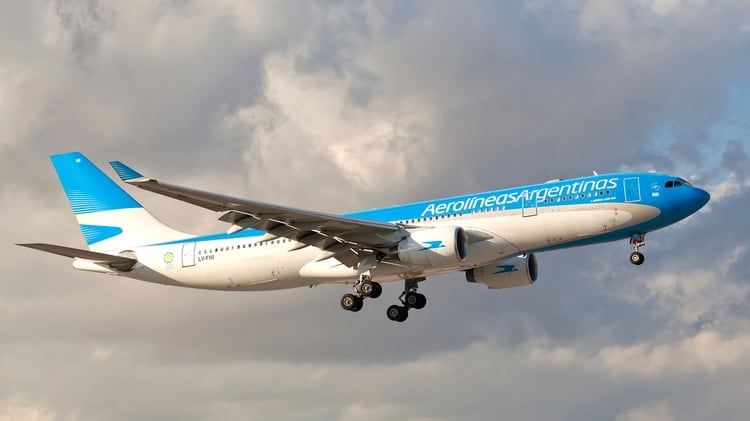 Aerolíneas Argentinas será beneficiada cuando se reanuden las conexiones internacionales desde Aeroparque. (Shutterstock)