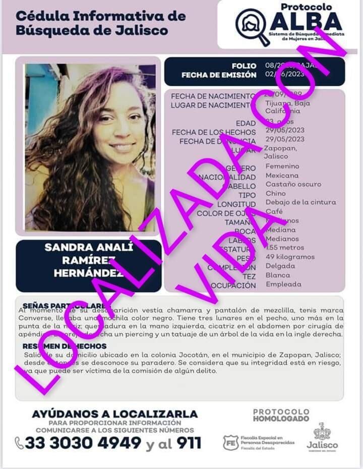 Encontraron Viva En Cdmx A Sandra Analí Mujer Que Estuvo Desaparecida