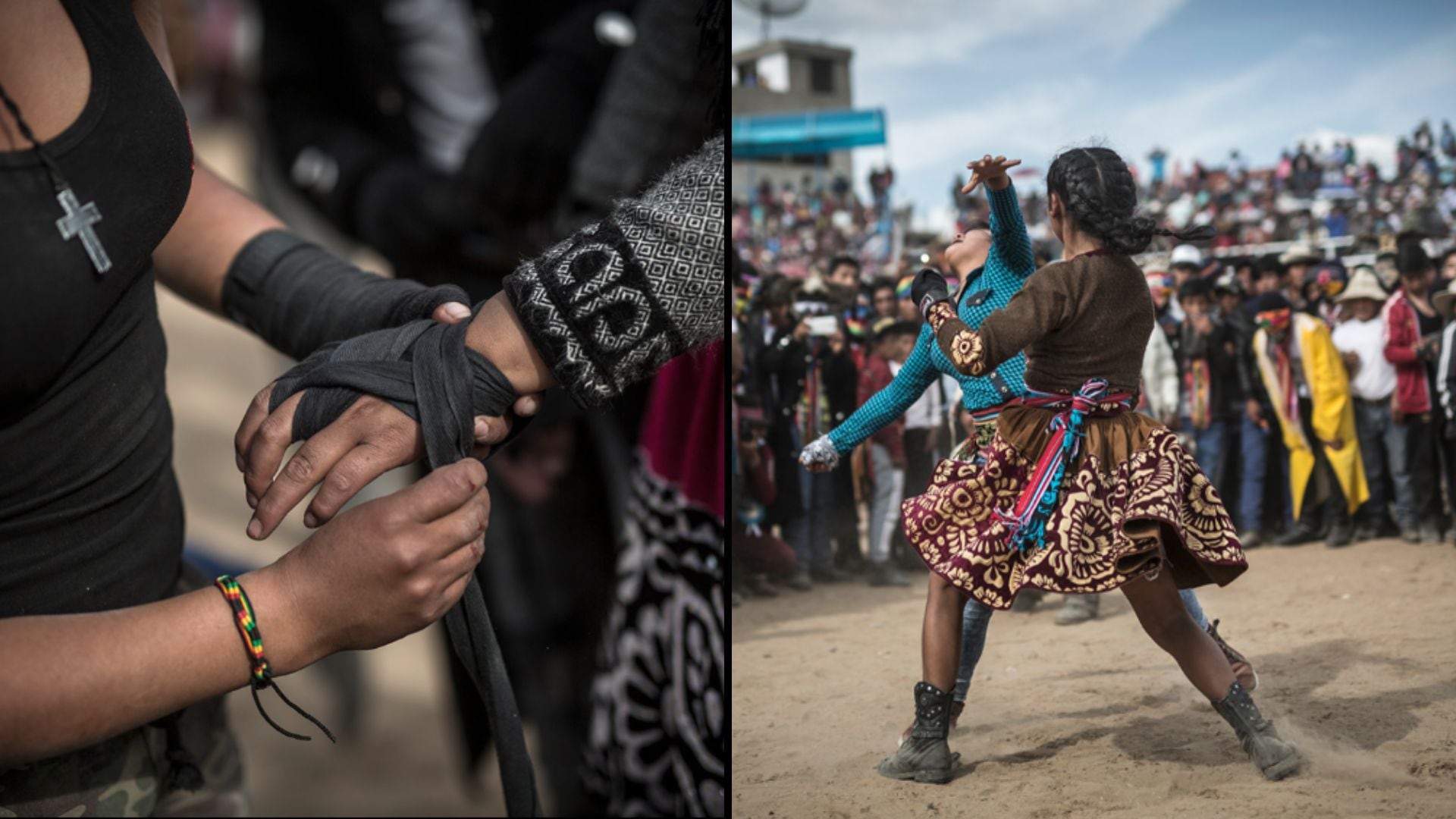 "Takanakuy: El arte de la reconciliación a golpes en la Navidad peruana (Composición Infobae Perú - Foto:Anthony Niño de Guzmán)