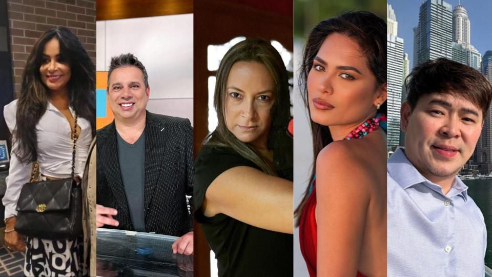 Aysjel Antonia Bernadette, Cesar Velilla, Tatyana Orozco, Andrea Meza y Jason Co, son el jurado que elegirá a la próxima Miss Universe Colombia - crédito @aysjelmaria @doctorlipo @tatyanaorozco @andreamezamx y @jasonqco/Instagram