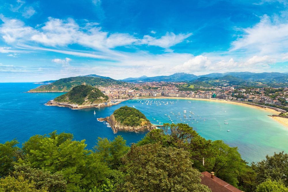 San Sebastián, en el País Vasco (Shutterstock).
