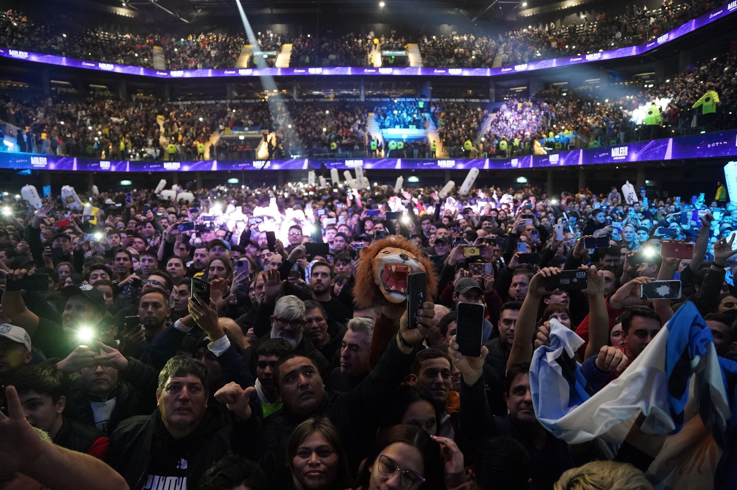 Cierre de Campaña Javier Milei Movistar Arena 07/08/23