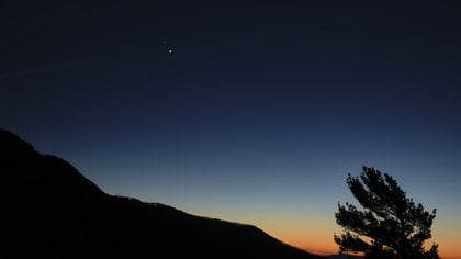 Una hora después del atardecer, se podrán ver los planetas