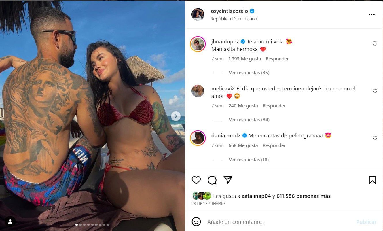 Cintia Cossio anunció el final de su matrimonio con Jhoan López: “A veces  es mejor retirarse” - Infobae