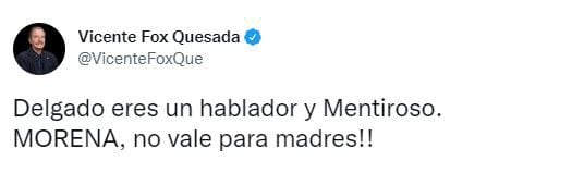 El expresidente se lanzó contra el líder de Morena (Foto: Twitter/@VicenteFoxQue)