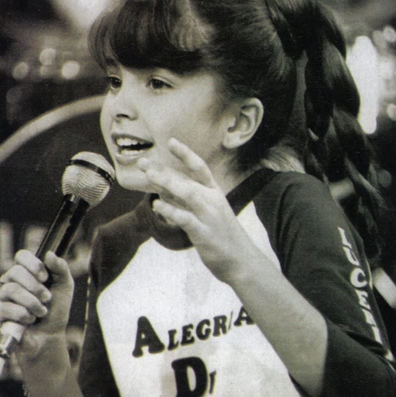 Así se veía de niña 
(Foto: Instagram/@luceromexico)