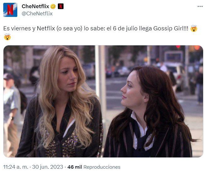 Netflix confirma el regreso de Gossip Girl a su cat logo de