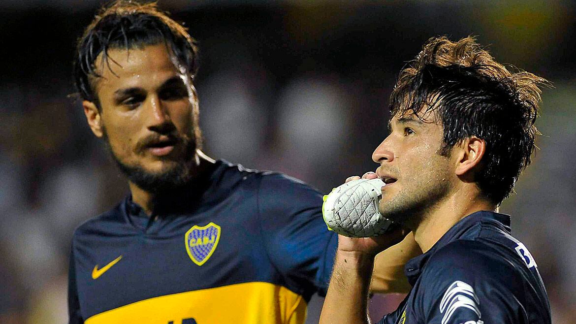 Fue compañero de Daniel Osvaldo en su etapa por Boca Juniors (Télam)