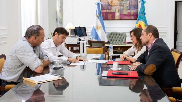 Kicillof encabezó un encuentro en La Plata para tratar de cerrar la disputa entre Sabina Frederic y Sergio Berni.