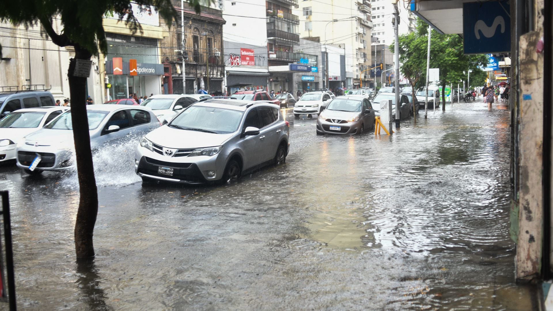 Tormenta en la Ciudad de Buenos Aires