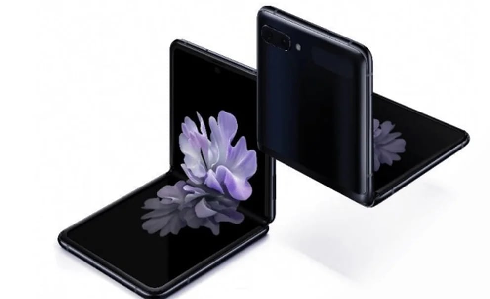  Funda de pantalla plegable floral compatible con Samsung Galaxy  Z Flip 5G 2020, ultra delgada, PC+9H de vidrio templado, contraportada  híbrida a prueba de golpes, diseño de flores (negro plateado) 