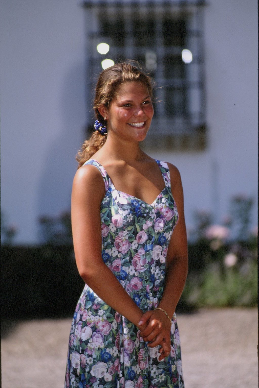 Su nacimiento, el 14 de julio de 1977, fue un shock: se esperaba que la primogénita de Carlos Gustavo de Suecia y la reina Silvia fuera un varón (Photo by Reuter Raymond/Sygma via Getty Images)