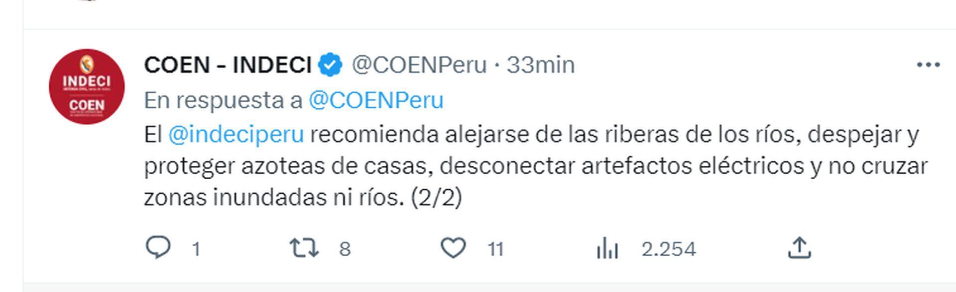 Lluvias en Lima: COEN advierte sobre episodio a corto plazo