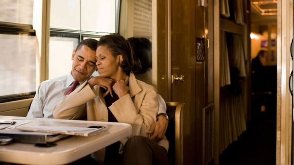 Junto a su marido, Barack Obama, Presidente 44º de los Estados Unidos