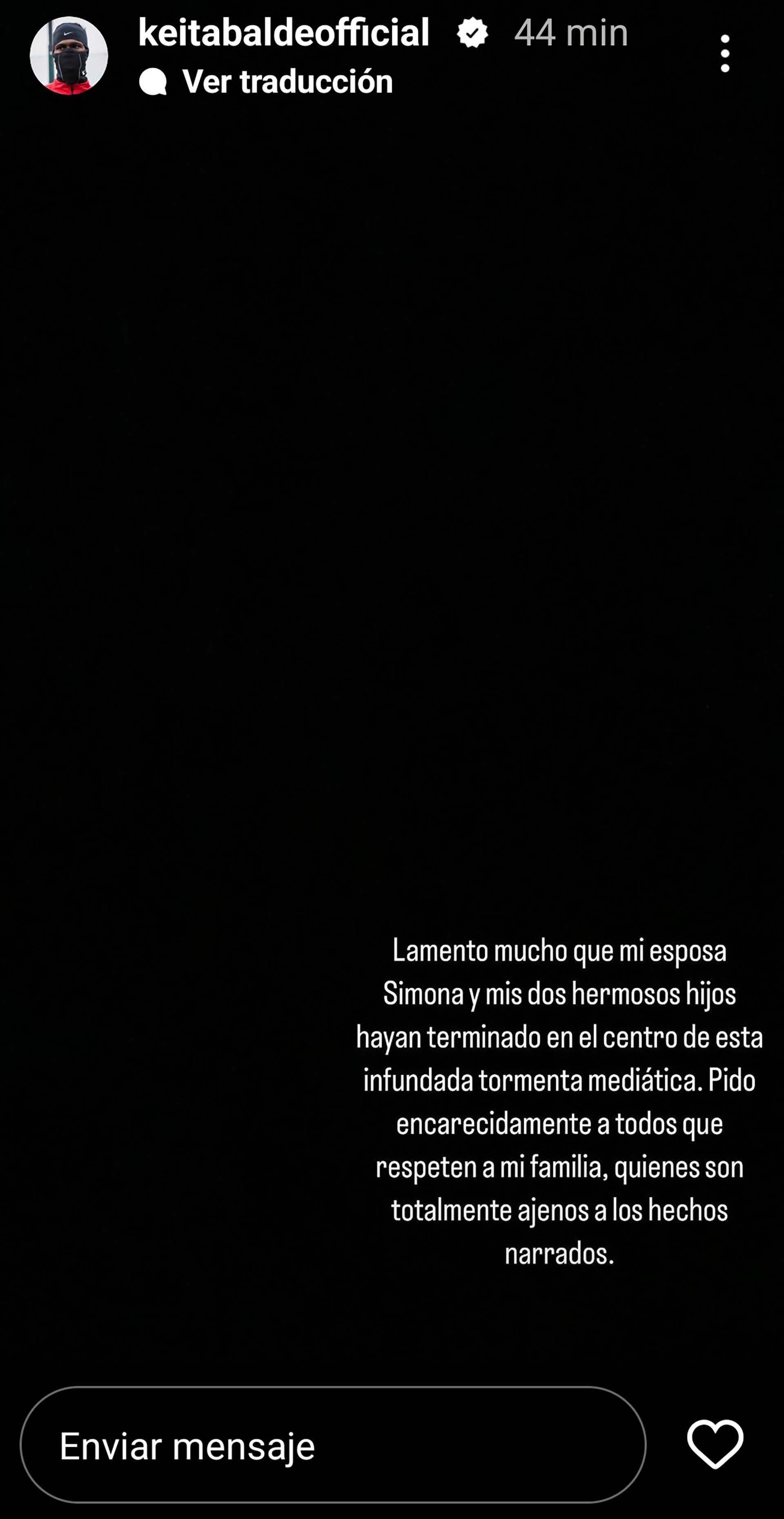 Keita Baldé Se Lamentó Por La Situación De Su Familia Tras Los Rumores Que Lo Vinculan Con Wanda 3102