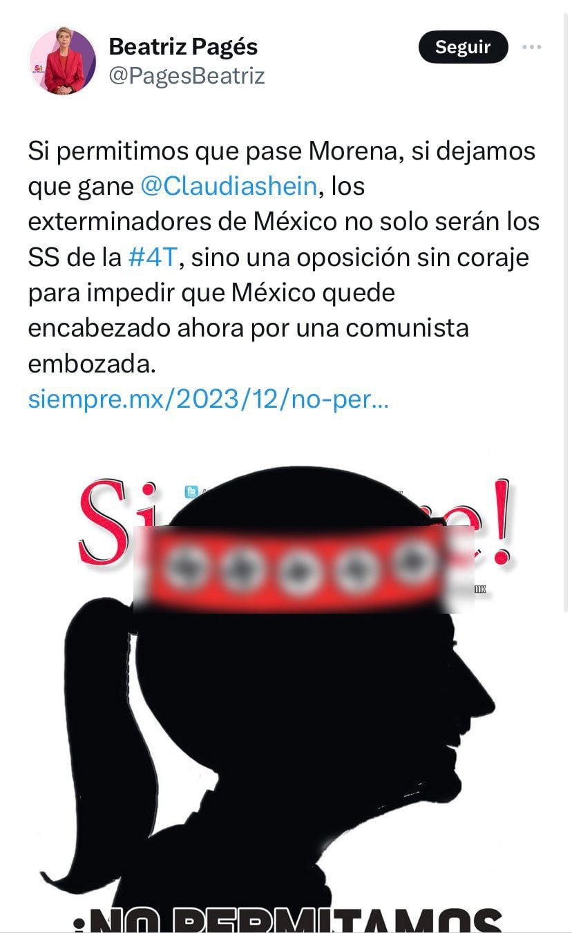 Mario Delgado compartió el posicionamiento de cientos de periodistas, abogados y especialista que exigieron se dejara de difundir el número donde aparece Claudia Sheinbaum con las esvásticas