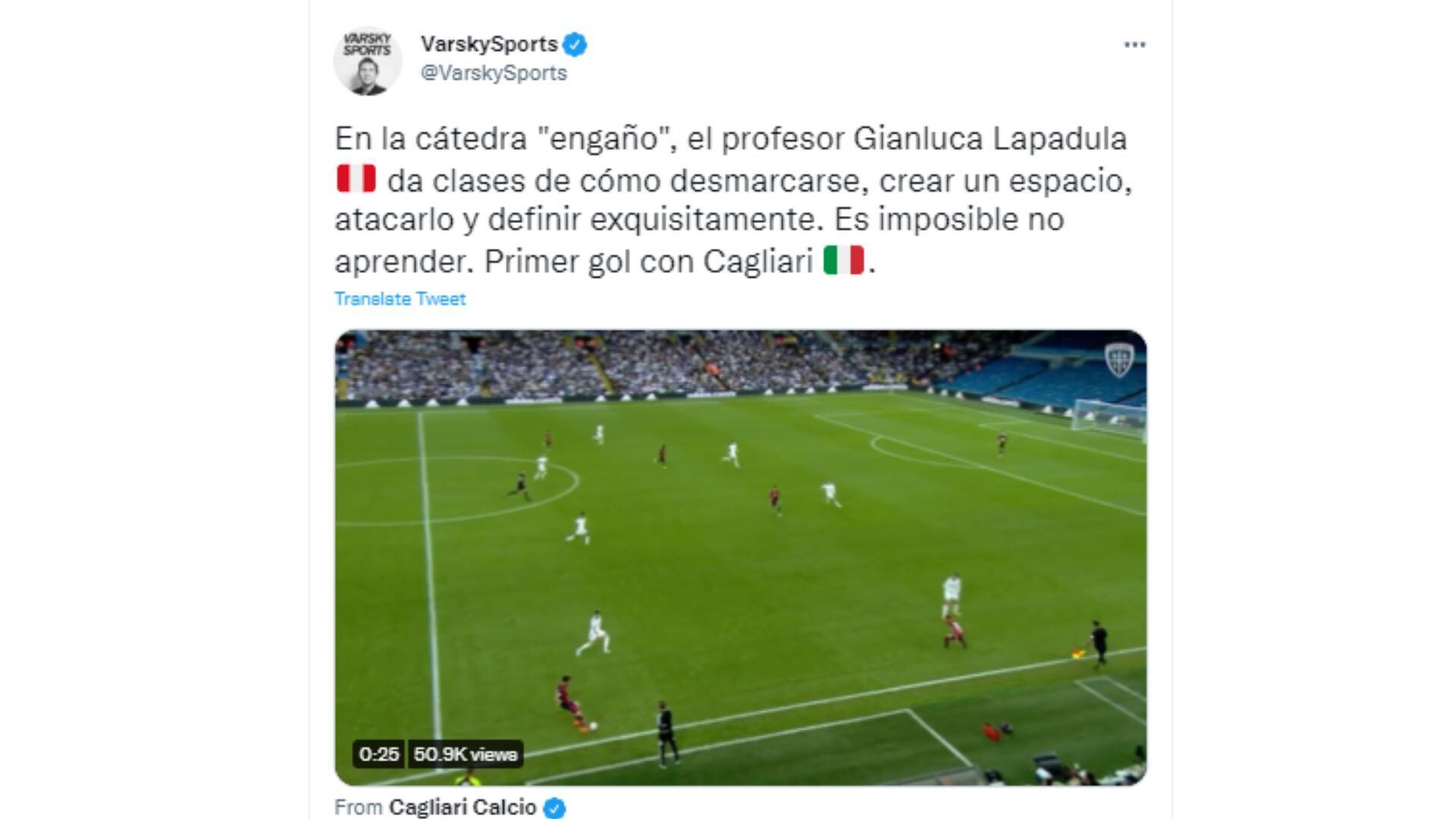 “lapadula Da Clases De Cómo Desmarcarse Y Definir Exquisitamente” Comentó Varsky Sobre Su Gol 2419