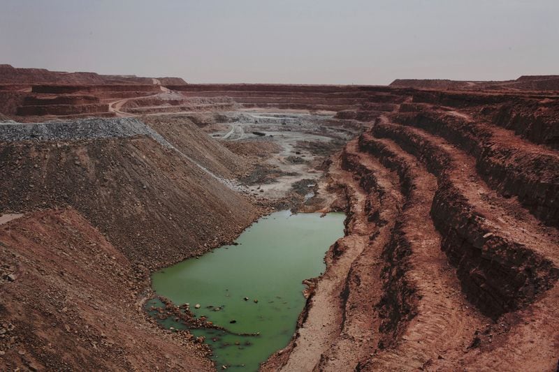 La mina de uranio a cielo abierto Tamgak en las instalaciones de minería de uranio Somair de Areva en Arlit, Níger (REUTERS/Joe Penney/Foto de archivo)