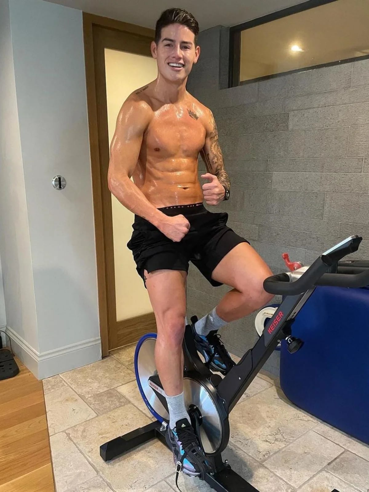 A foto de James Rodriguez que despertou suspeitas sobre seu futuro - Infobae