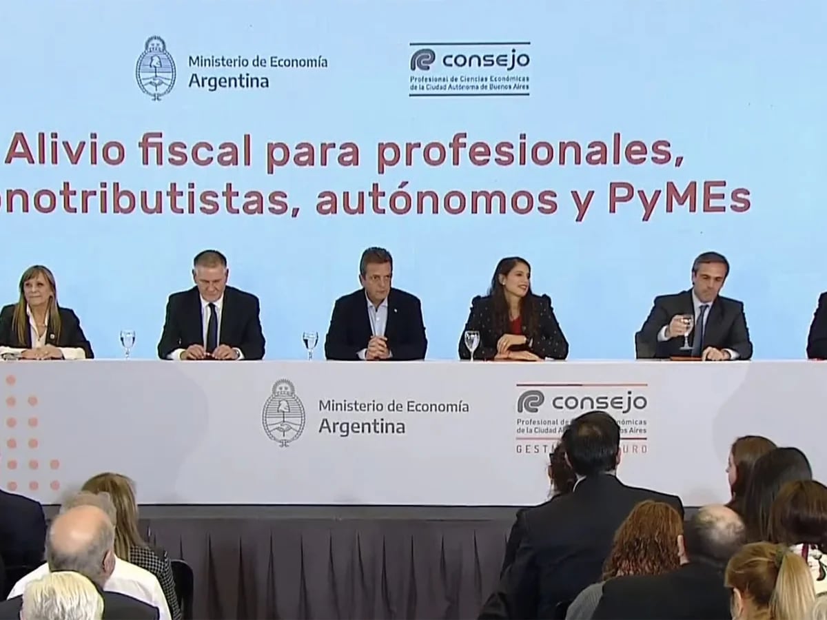 Massa anunció medidas fiscales para autónomos, monotributistas y pymes: el detalle de los beneficios