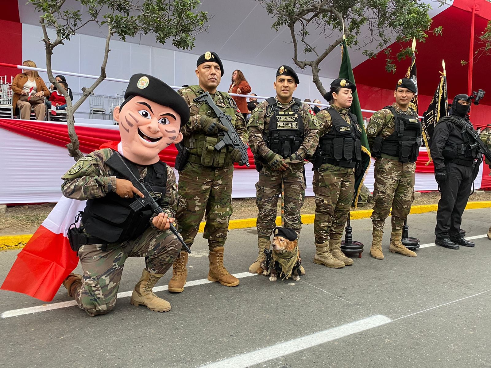 Postales previas a la Parada Militar 2023 por Fiestas Patrias