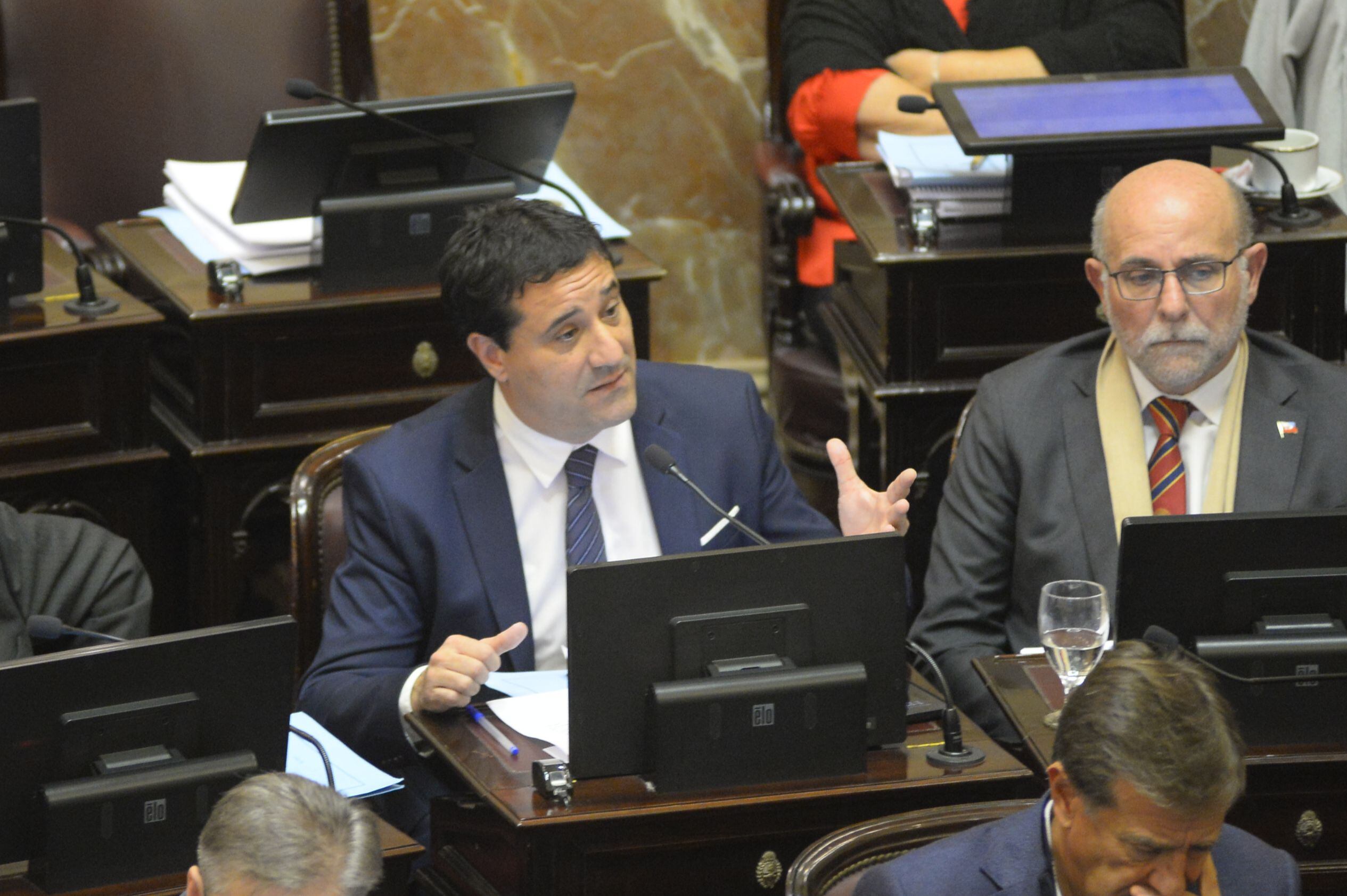 Nicolás Posse expone en el senado