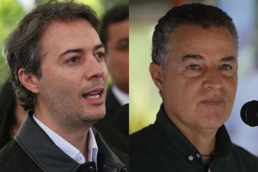 Daniel Quintero, alcalde de Medellín y Aníbal Gaviria, gobernador de Antioquia