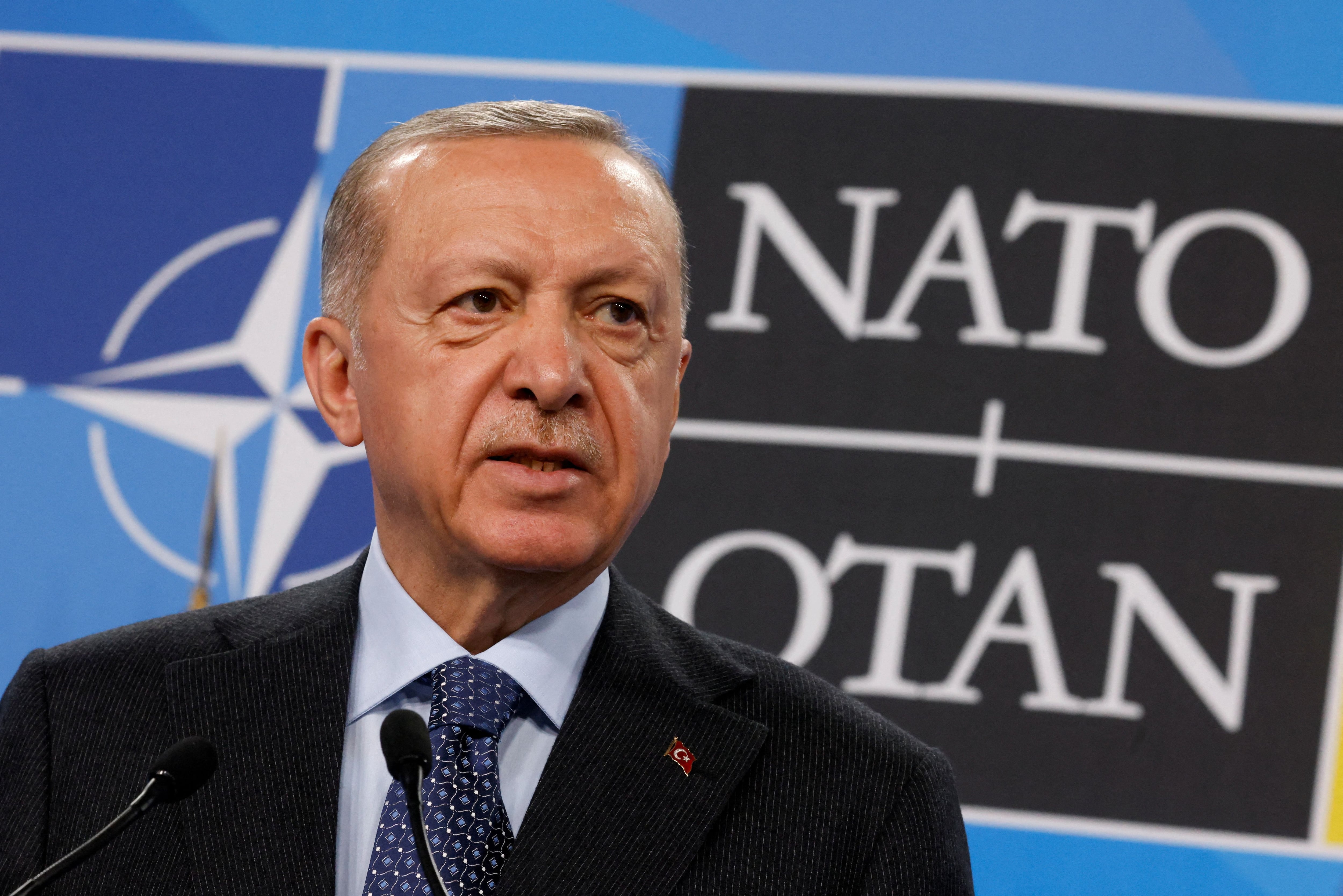 El partido oficialista de Recep Tayyip Erdogan apoyó el ingreso de Suecia en la OTAN (REUTERS/Yves Herman)
