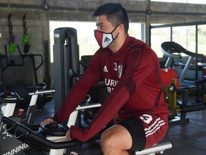 Jorge Moreira se encuentra relegado en la consideración de Marcelo Gallardo (Foto NA)