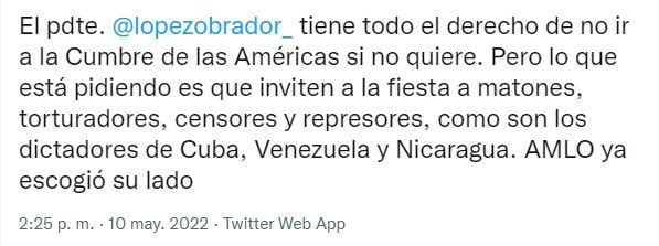 Comentó Jorge Ramos sobre las declaraciones del presidente Andrés Manuel esta mañana. 
Twitter: Jorge Ramos