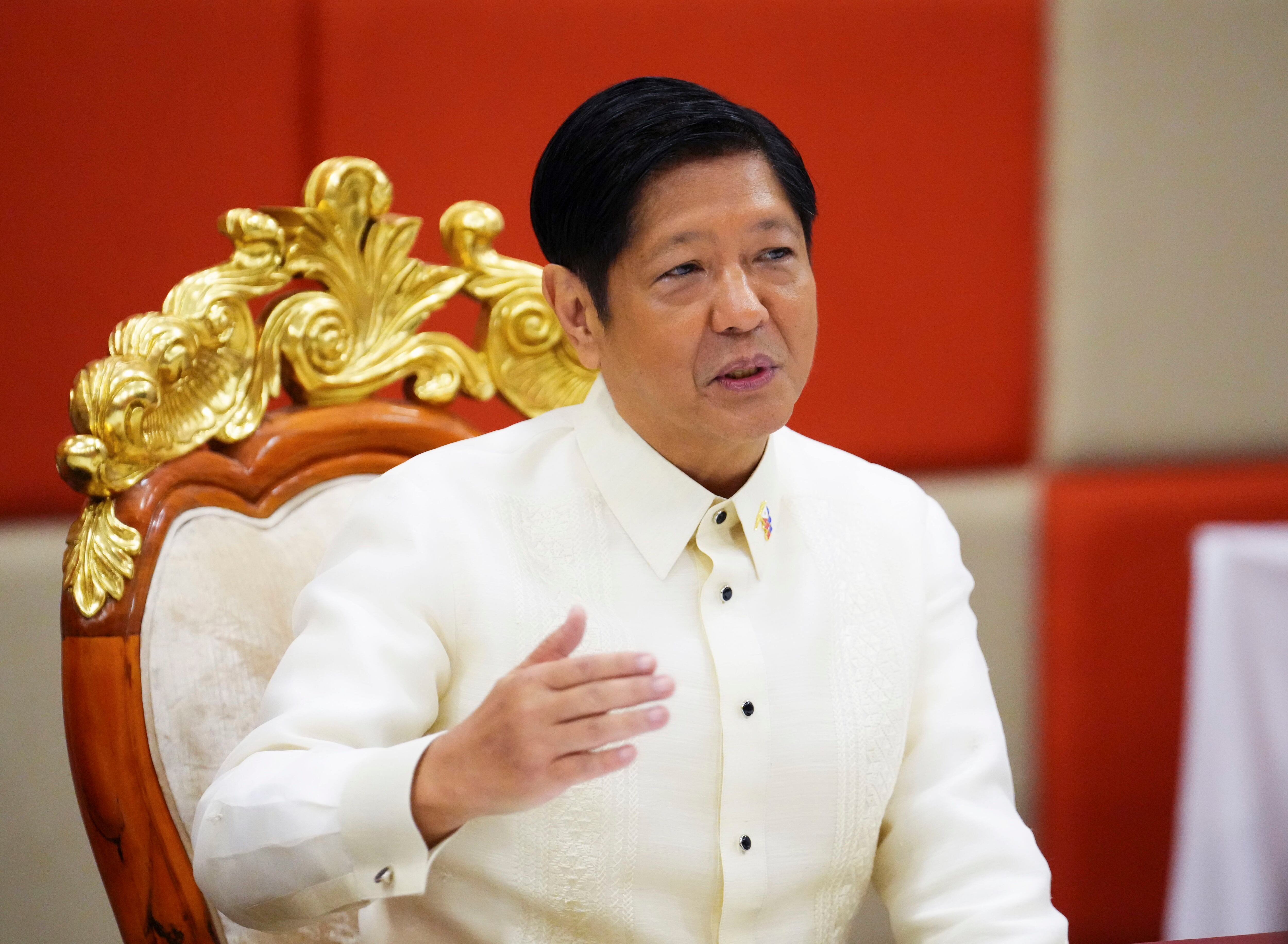 El presidente filipino, Ferdinand Marcos, ha prometido no ceder a la “coerción”, sin mencionar a China por su nombre (Sean Kilpatrick/Canadian Press v / DPA)