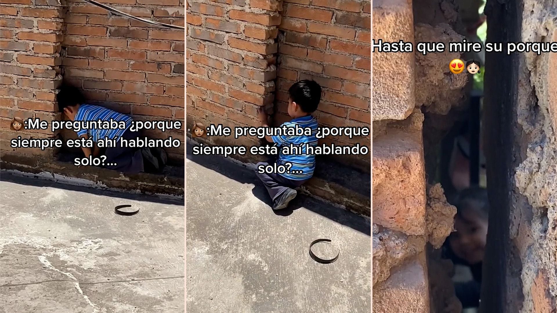 Mamá descubrió a su hijo hablando solo junto a la pared y la razón se hizo  viral en TikTok - Infobae