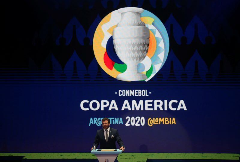 El presidente de la Conmebol, Alejandro Domínguez (REUTERS)