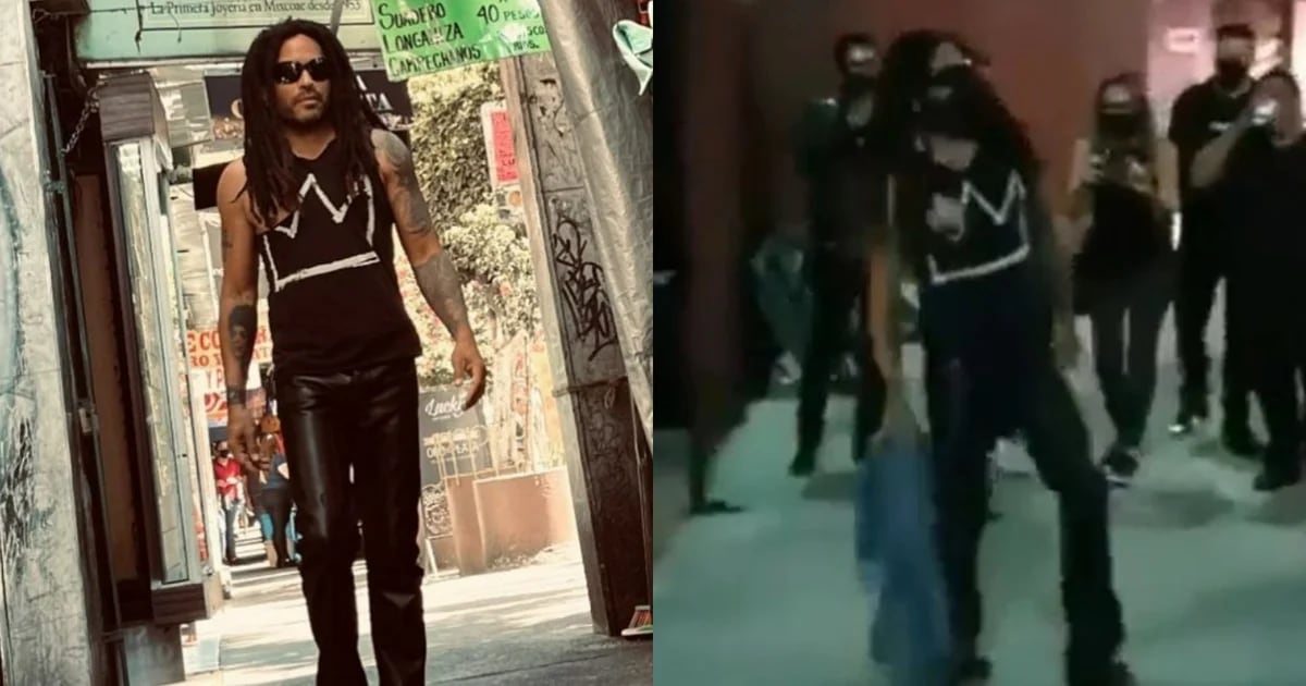 Lenny Krevitz en México: el cantante es captado bailando “La batidora” al ritmo de marichi