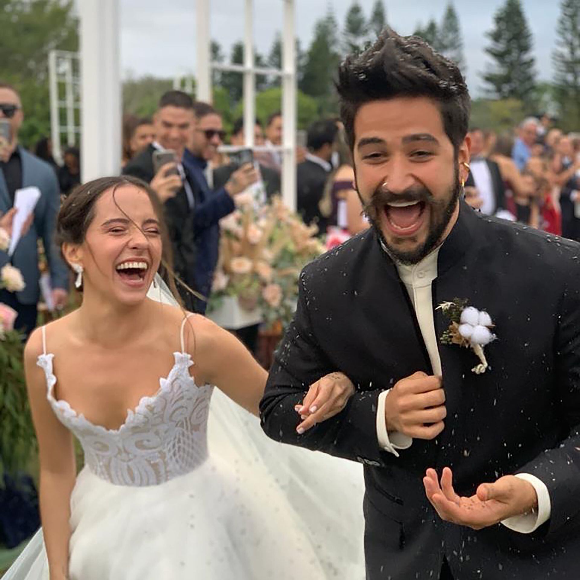 El casamiento de Evaluna Montaner y Camilo Echeverry (Instagram)