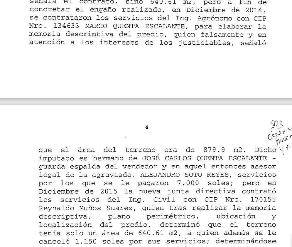 Se habría intentado mantener el engaño de la presunta estafa