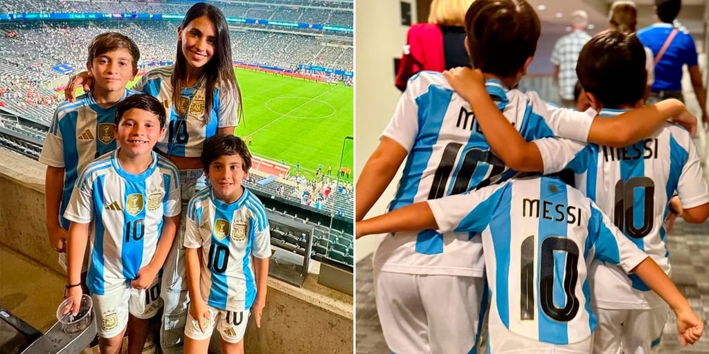 Los posteos de Antonela Roccuzzo tras el pase de Argentina a la final de la Copa América: los guiños de Messi y la tierna foto de sus hijos