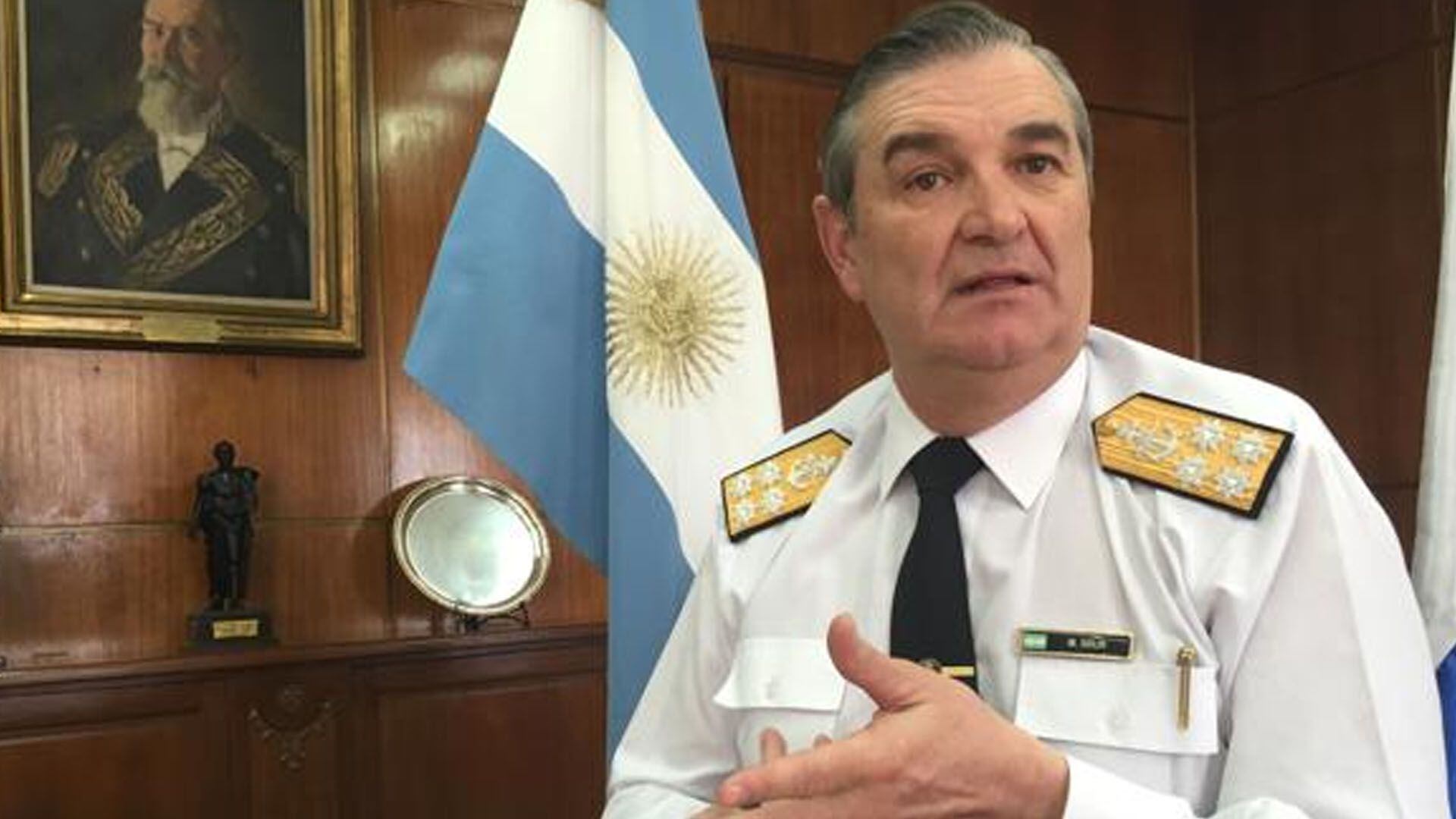 Suspendieron el acto de condecoración del almirante Marcelo Srur, ex jefe naval durante el hundimiento del ARA San Juan 