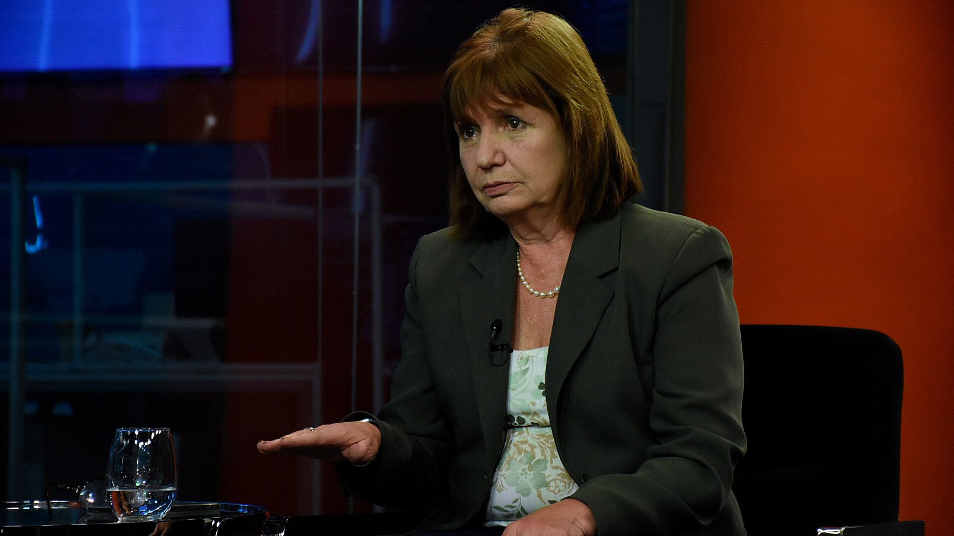 Nota entrevista a PATRICIA BULLRICH en el estudio