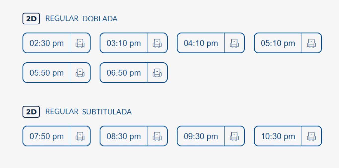 Horarios para Cineplanet Alcázar, sábado 10 de junio.