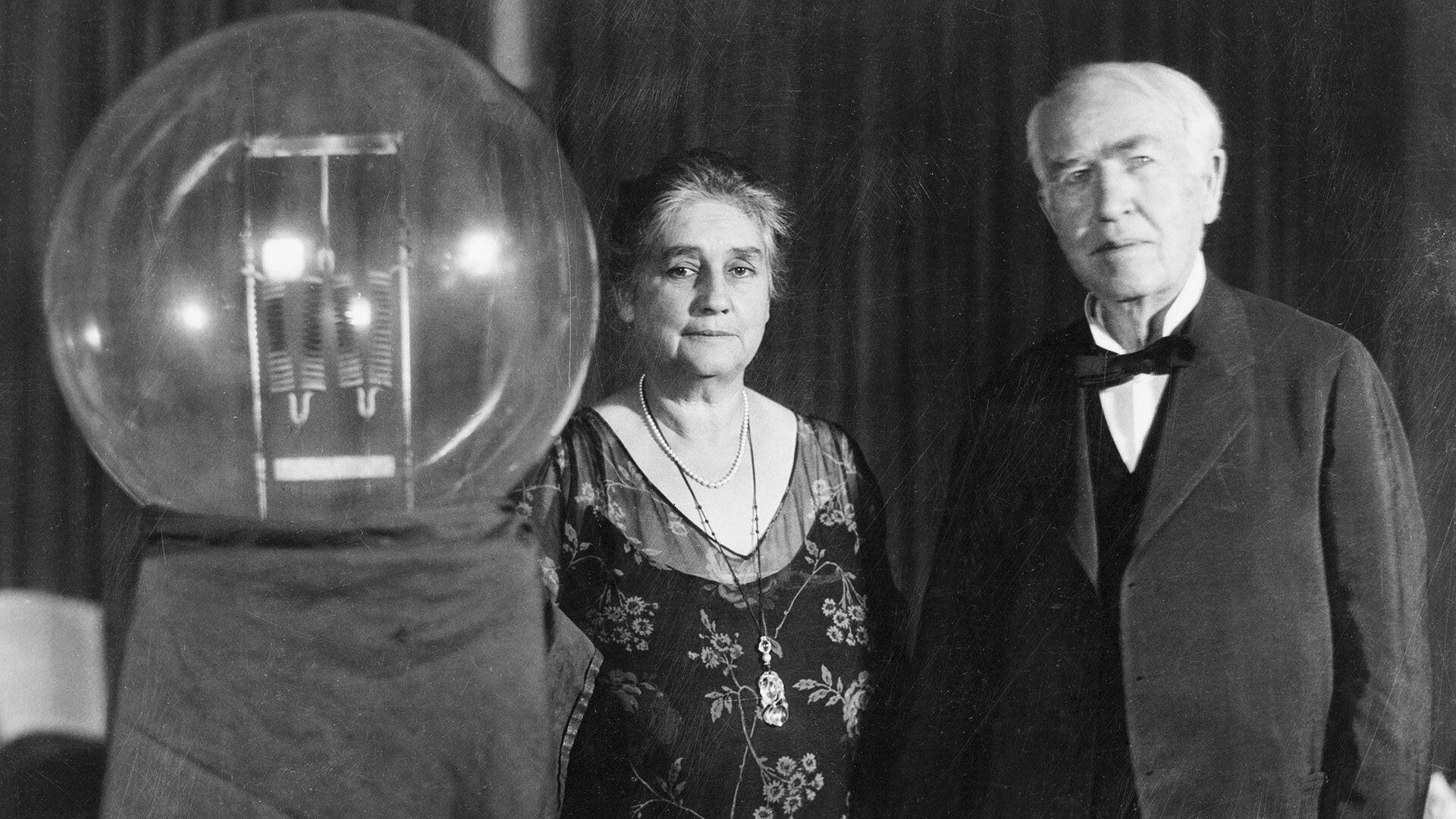 Детского эдисона. Thomas Edison с женой. Мина Миллер Эдисон.