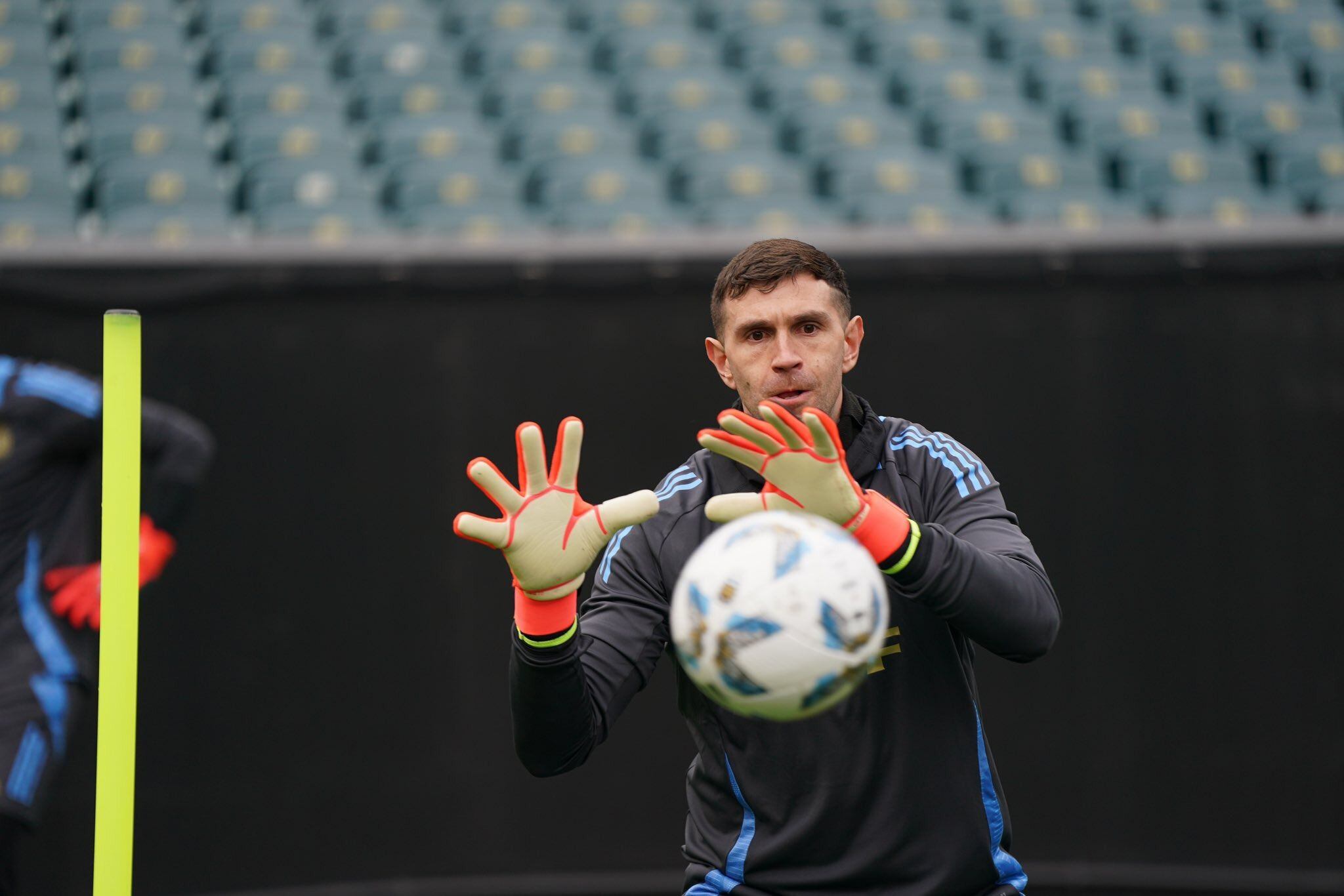 Entrenamiento de la selección argentina